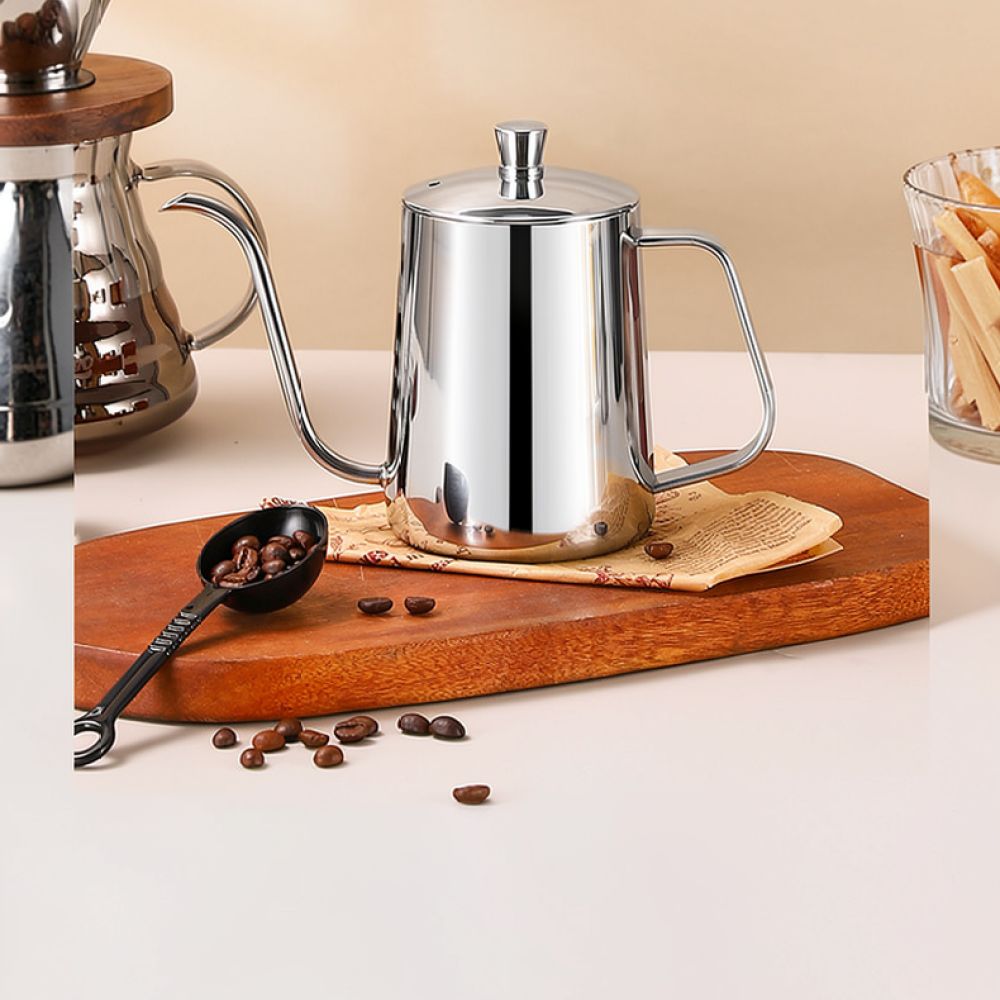 스테인리스 스틸 소재의 드립 커피 포트, 길고 좁은 주 - Coffee Equipment Pour Over 리뷰 및 가격