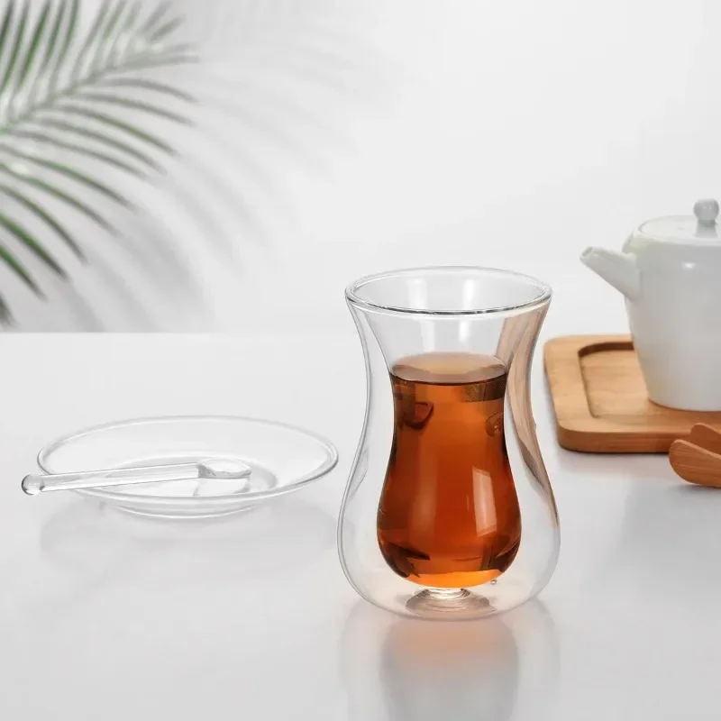 뷰티 블랙 티컵 받침 접시 티스푼 세트 터키식 보헤아  - Espresso Shot Glass 리뷰 및 가격