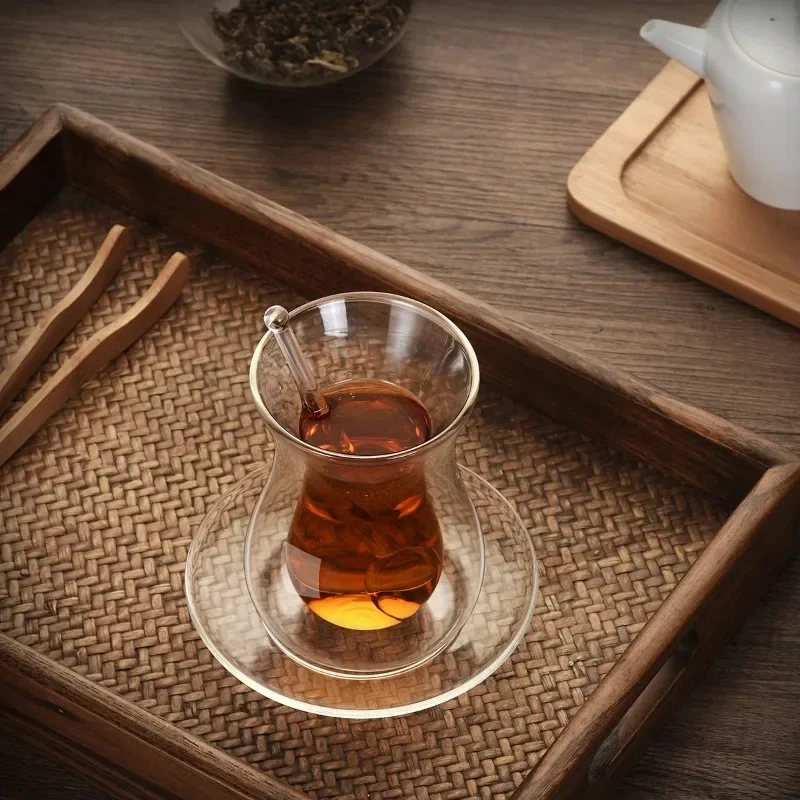 뷰티 블랙 티컵 받침 접시 티스푼 세트 터키식 보헤아  - Espresso Shot Glass 리뷰 및 가격
