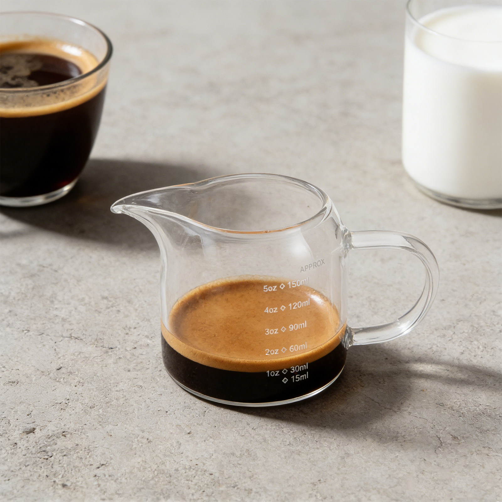 유리 계량컵 150ml, 5온스, 투명, 눈금 표시,  - Espresso Shot Glass 리뷰 및 가격