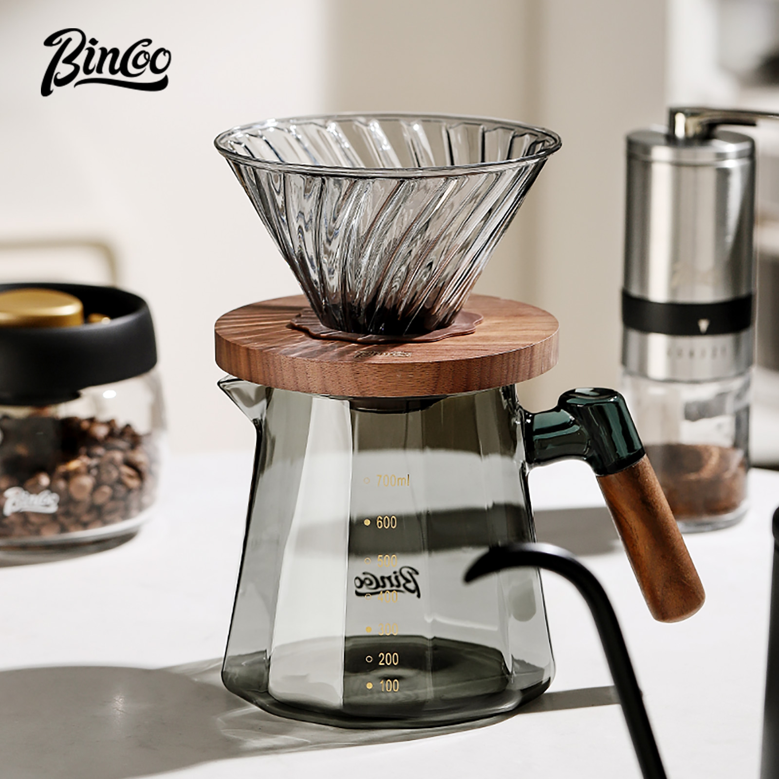 Bincoo 커피 메이커 세트 위에 부어 800ml 유 - Coffee Equipment Pour Over 리뷰 및 가격